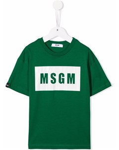 Футболка с логотипом Msgm kids