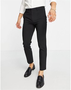 Черные узкие брюки скинни из переработанных материалов Burton menswear