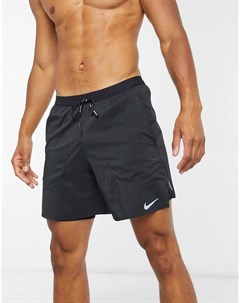 Черные шорты 2 в 1 длиной 7 дюймов Flex Stride Nike running