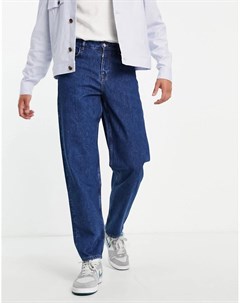 Синие свободные джинсы Asos design