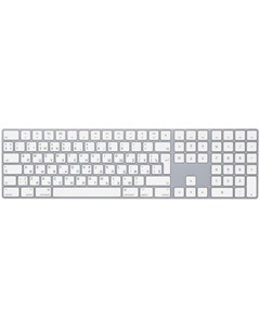 Клавиатура беспроводная Magic Keyboard с цифровой панелью Bluetooth белый MQ052RS A Apple