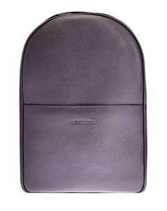 Однотонный рюкзак из матовой крупнозернистой кожи Moreschi