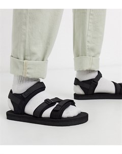 Черные сандалии для широкой стопы Asos design