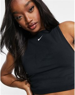 Черная короткая майка с логотипом Nike Pro Training Nike training