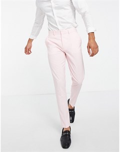 Зауженные брюки пастельно розового цвета Asos design