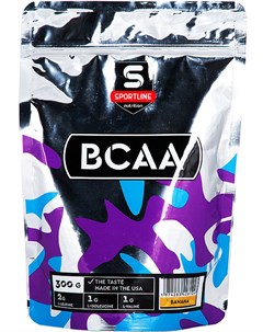 BCAA BCAA 2 1 1 300 гр пакет персик Sportline nutrition
