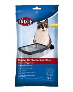 Пакеты для уборки кошачьих туалетов L 46x59 см 10 шт Trixie