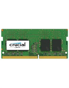 Оперативная память для ноутбука 16Gb 1x16Gb PC4 19200 2400MHz DDR4 SO DIMM CL17 CT16G4SFD824A Crucial