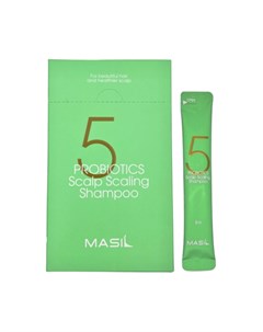 Шампунь 5 Probiotics Scalp Scaling Shampoo Глубоко Очищающий с Пробиотиками 8 мл 20 шт Masil