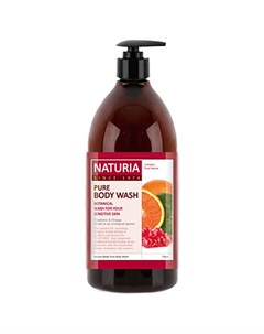 Гель Pure Body Wash Cranberry Orange для Душа Клюква и Апельсин 750 мл Naturia