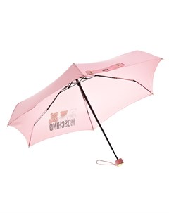 Розовый зонт с брелоком детский Moschino (акс)
