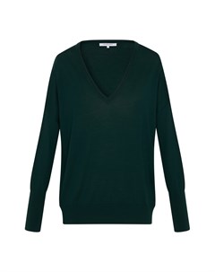 Зеленый шерстяной пуловер Gerard darel