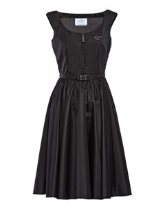 Черное платье на молнии Prada