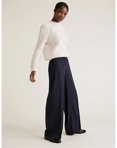 Широкие женские брюки с высокой талией Marks Spencer Marks & spencer