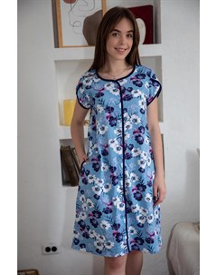 Жен халат Полянка Голубой р 62 Lika dress