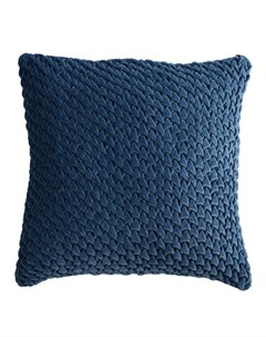 Подушка декоративная стёганая 45 х 45 см Essential синий Tkano