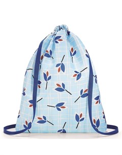 Рюкзак складной Mini Maxi Sacpack leaves blue Reisenthel