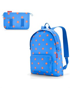 Рюкзак складной Mini Maxi azure dots Reisenthel