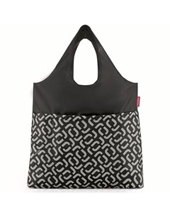 Сумка складная Shopper Mini Maxi Plus signature black Reisenthel