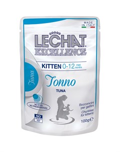 Корм для котят EXCELLENCE Тунец в соусе 100 г Lechat