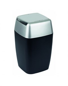 Ведро для мусора Retro 7л цвет черный Spirella
