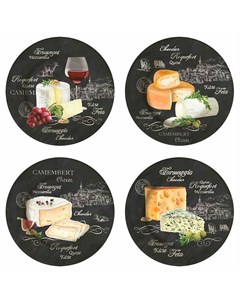 Набор тарелок для сыра World Of Cheese 4шт Easy life