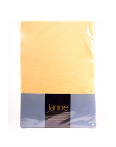 Простыня на резинке 1 5 спальная Elastic 150x200см цвет ваниль Janine