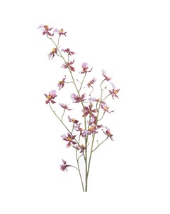 Искусственные цветы Ветка орхидеи 100см цвет лавандовый Silk-ka