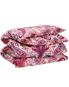 Пододеяльник 1 5 спальный Key West Paisley белый с розовым Gant home