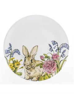 Тарелка обеденная Кролик на лугу Churchill