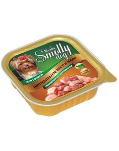 Консервы для щенков Smolly dog телятина с цыпленком 100 г Зоогурман