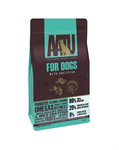 Корм корм для взрослых собак с рыбой и ракообразными 1 5 кг Aatu