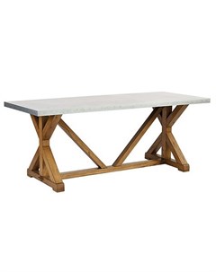 Обеденный стол tatum серый 200 0x75 0x80 0 см Wood master