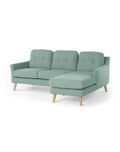 Угловой модульный диван olly бирюзовый 204x83x132 см Myfurnish