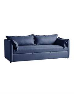 Мягкий раскладной диван brevor синий 220x80x95 см Myfurnish