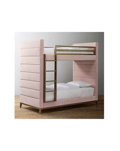 Кровать детская двухъярусная pfeiffer channel розовый Idealbeds