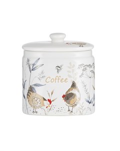 Емкость для хранения кофе country hens мультиколор 12x14x9 см P&k