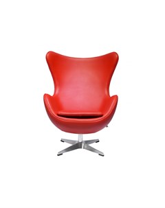 Кресло egg chair красный 76x110x77 см Bradexhome