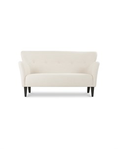 Двухместный диван бристоль s белый 150x81x84 см Vysotkahome