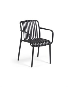 Садовое кресло isabellini черный 45x80x49 см La forma