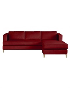 Угловой диван groove красный 250x86x180 см Icon designe