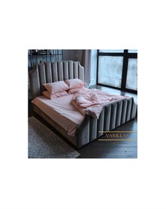 Комплект постельного белья южный персик stonewash розовый 180x210 см Vanillas home