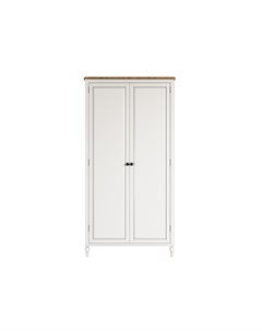 Шкаф двухстворчатый для одежды odri белый 100x200x600 см Etg-home