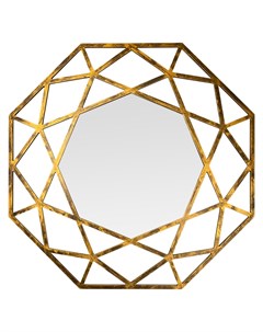 Зеркало tissue золотой 100 0x100 0x2 0 см Bountyhome