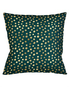 Интерьерная подушка пятнистая зеленый 45x12x45 см Object desire