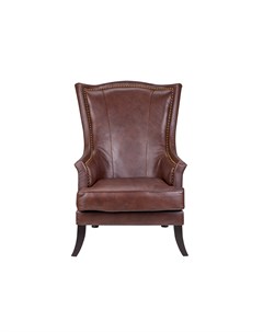 Кожаное кресло chester коричневый 80x112x92 см Mak-interior