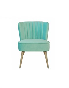 Кресло shell mint голубой 59x78x62 см Mak-interior