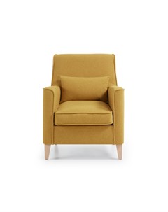 Кресло fyna желтый 63x90x85 см La forma