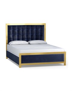 Кровать balthazar king size синий 202x168x222 см Gramercy