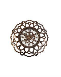 Часы настенные круглые бронзовый 61x61x5 см Garda decor